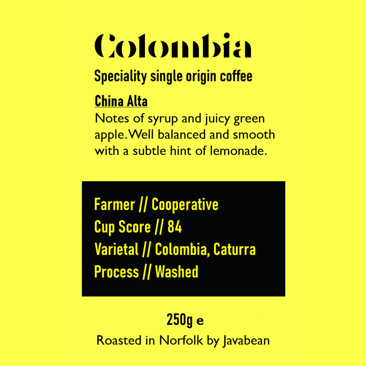 Colombia China Alta