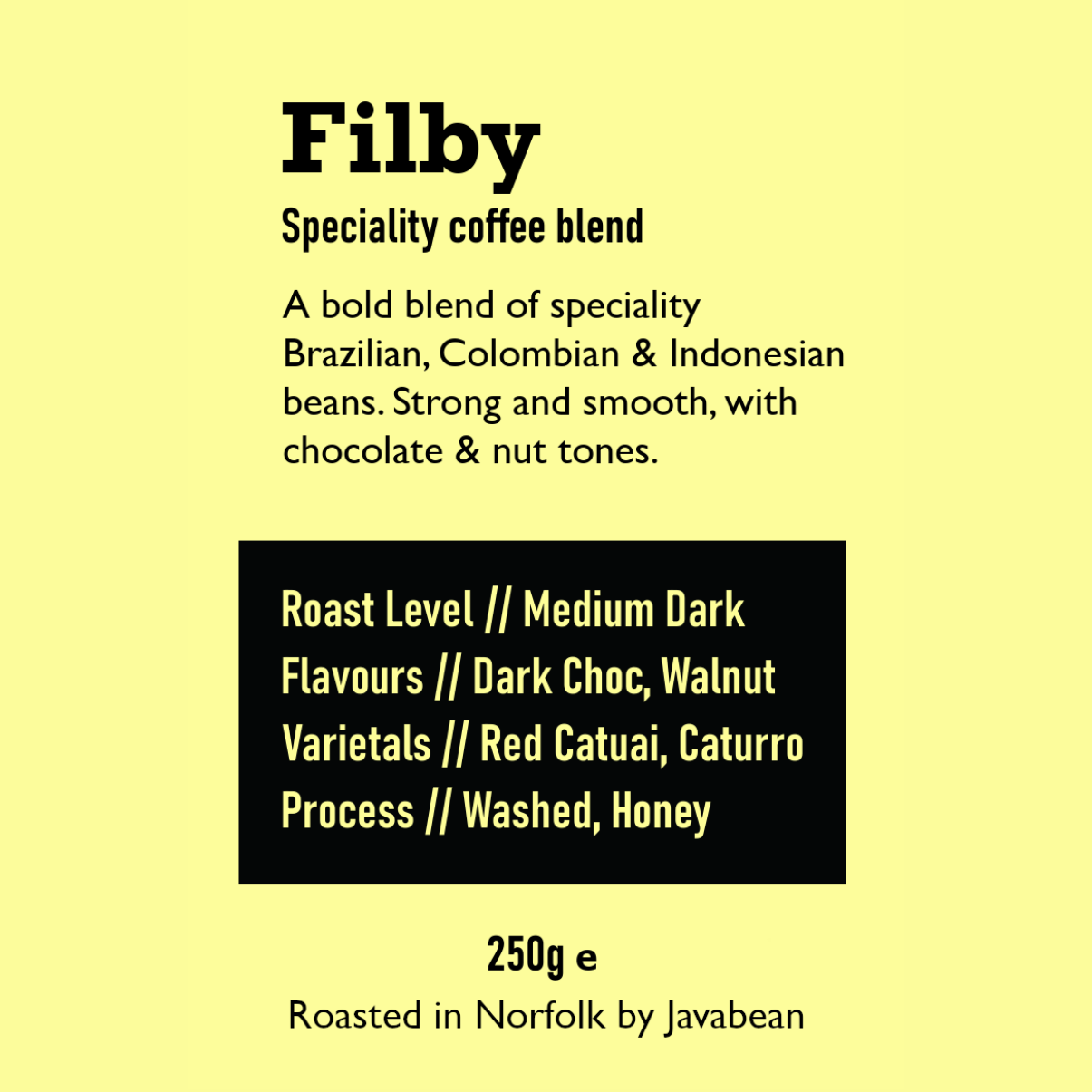Filby Espresso Blend