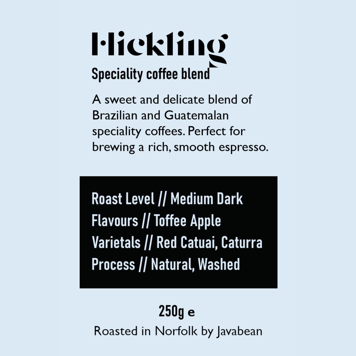 Hickling Espresso Blend