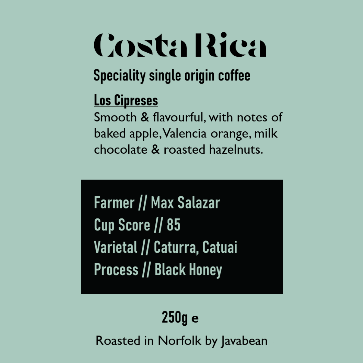 Costa Rica Los Cipreses – Javabean